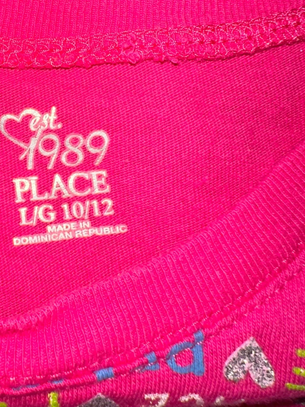 The Children's Place Bright Pink Tee - Size 10/12
